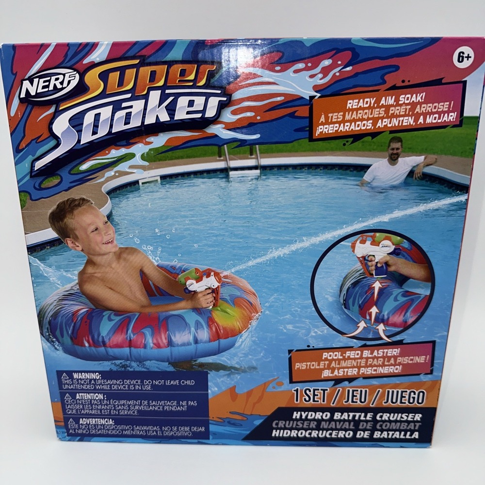 Nerf‎ Super Soaker Hydro Battle Cruiser Kids Unisex Multicolor Pool-Fed Blaster